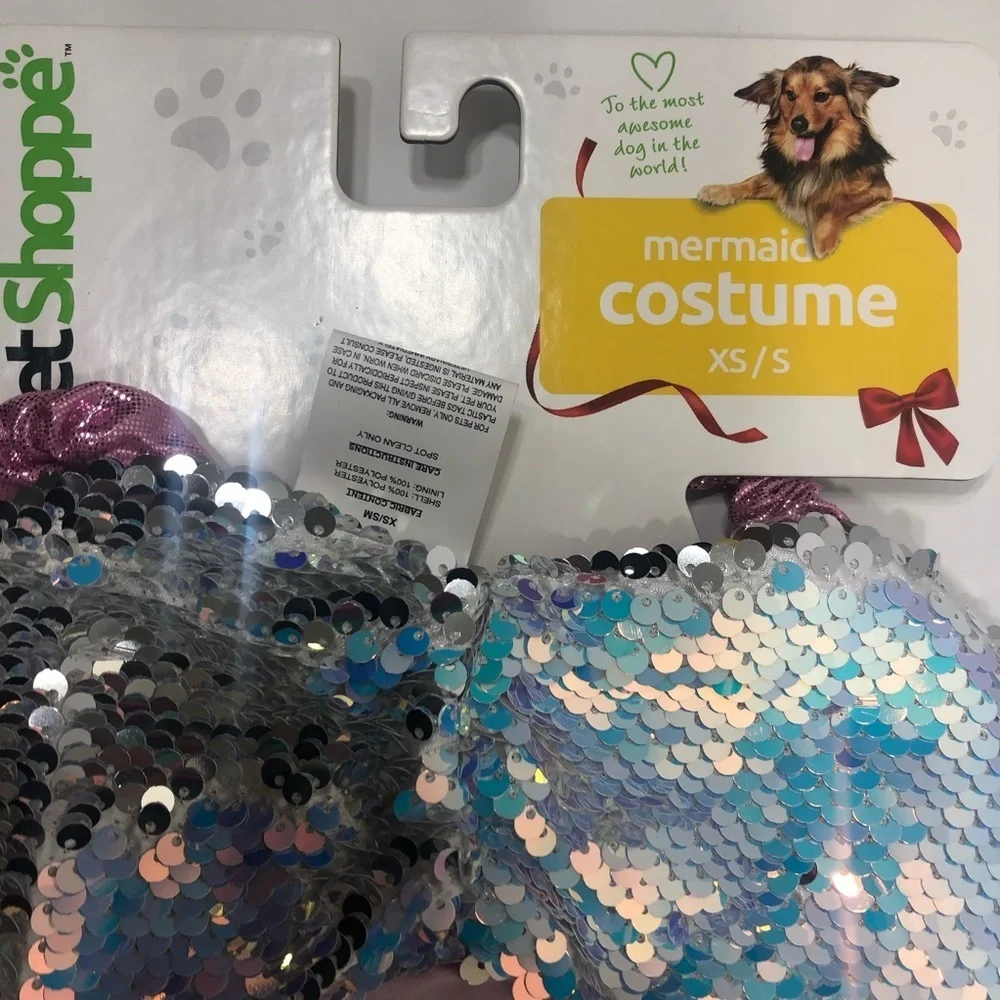 Pet Mermaid Costume XS/S